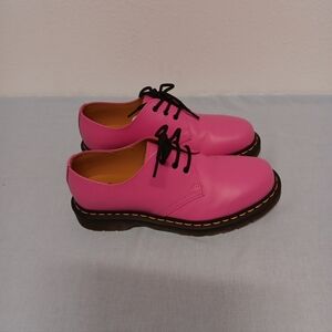 Pink Lace-Up Women's Shoes